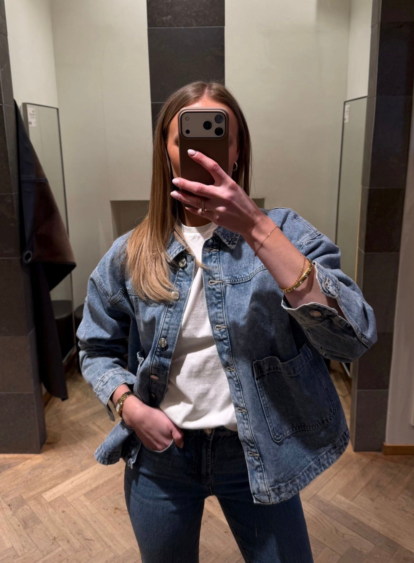 VMJAMIE Denim Jacket - Light Blue Denim