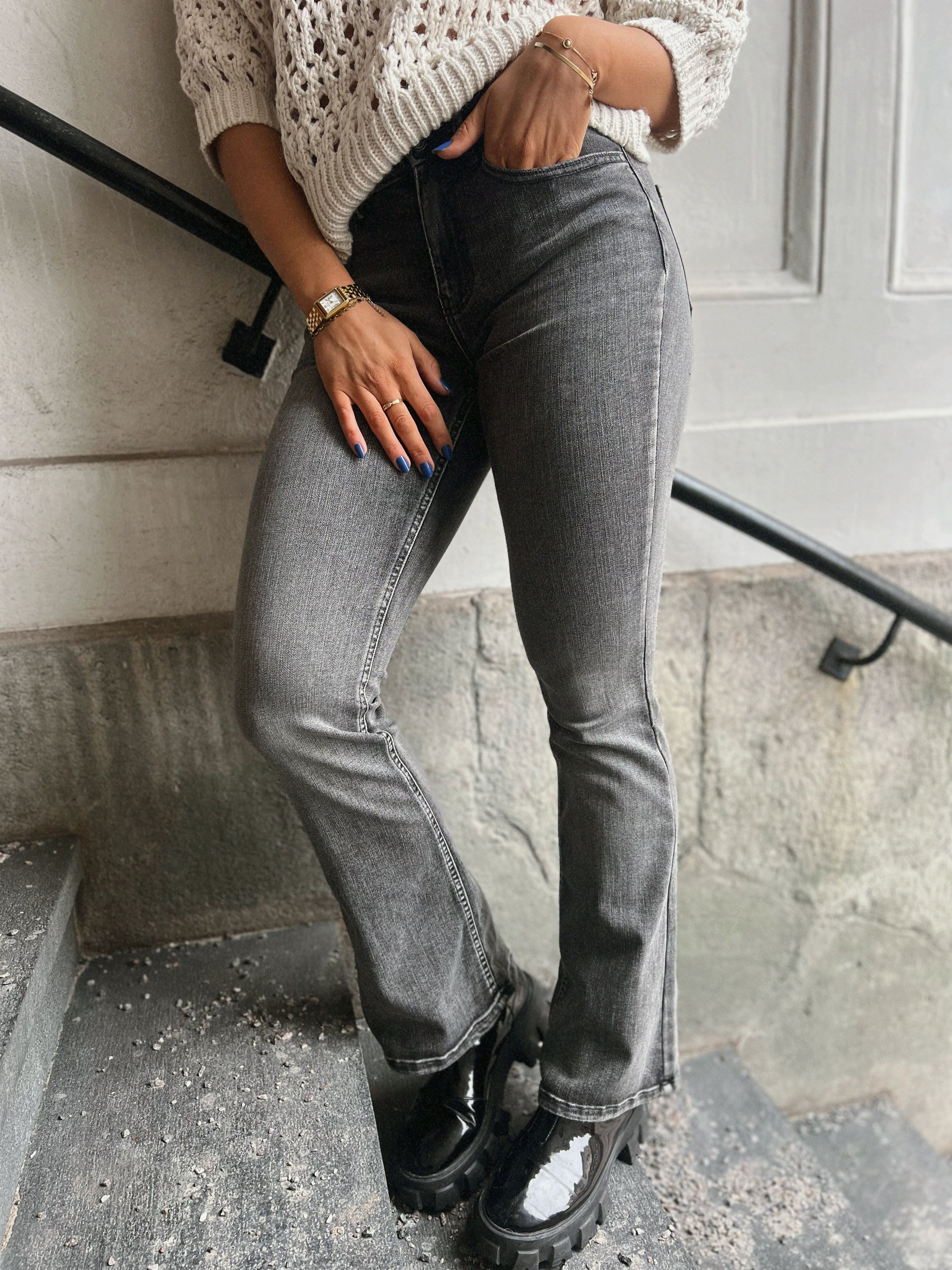 VMFLASH Jeans - Medium Grey Denim