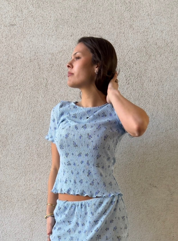 PCFLORA T-Shirt - Cashmere Blue