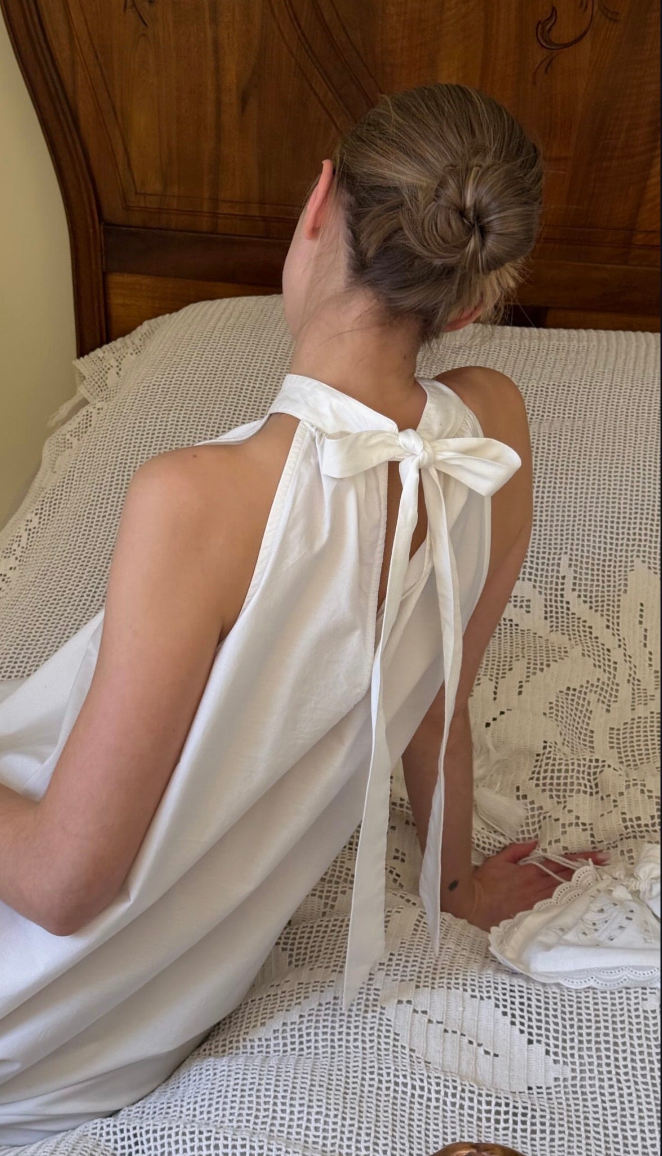YASKERSTIN Long Dress - Star White