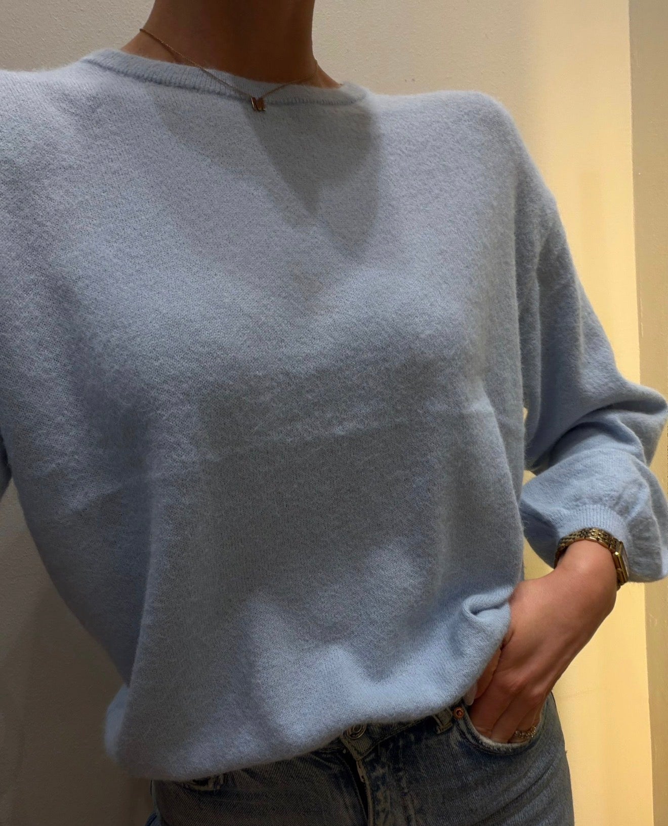 PCNAOMI Pullover - Cashmere Blue