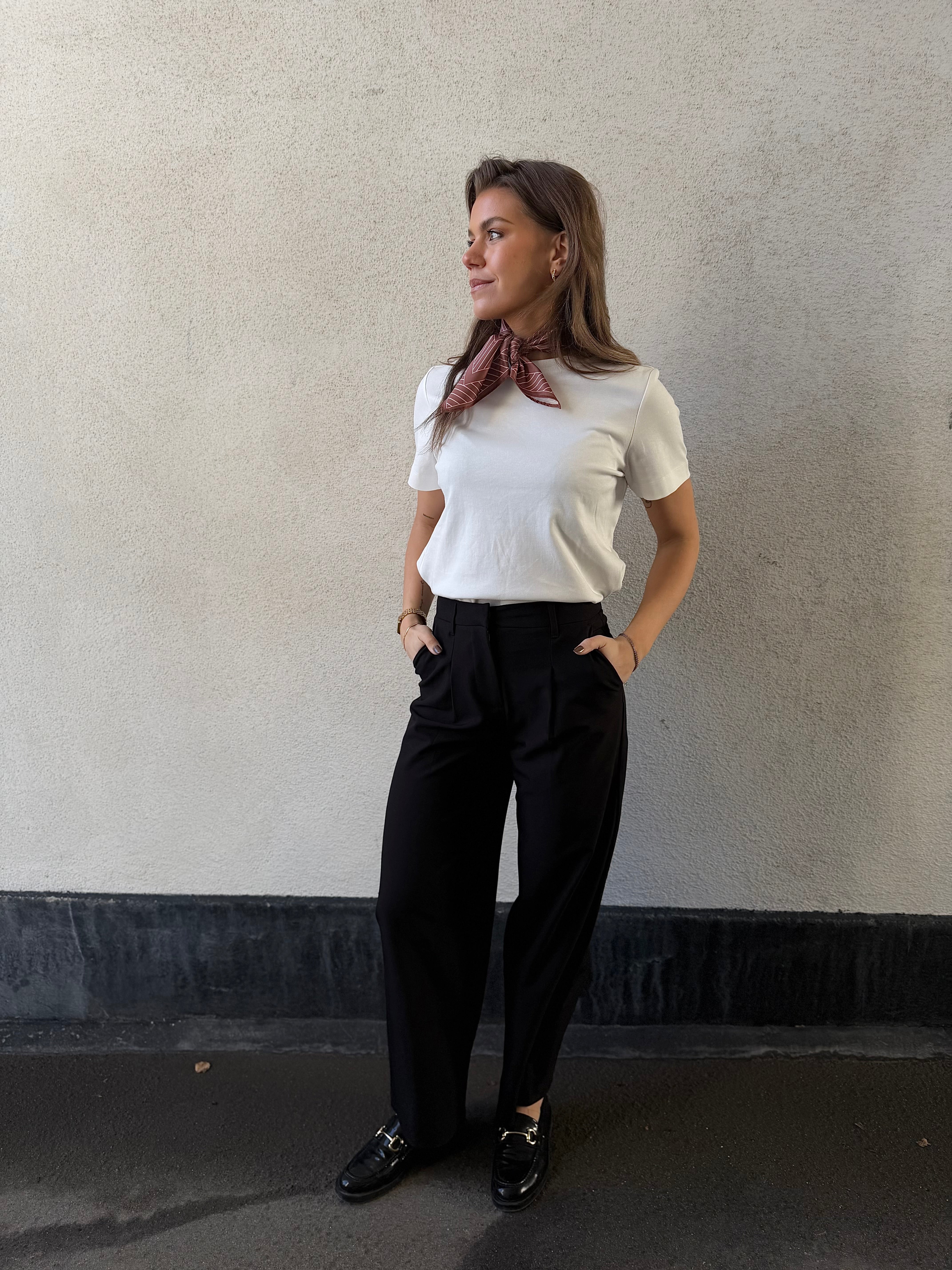 PCBOSELLA Trousers - Black