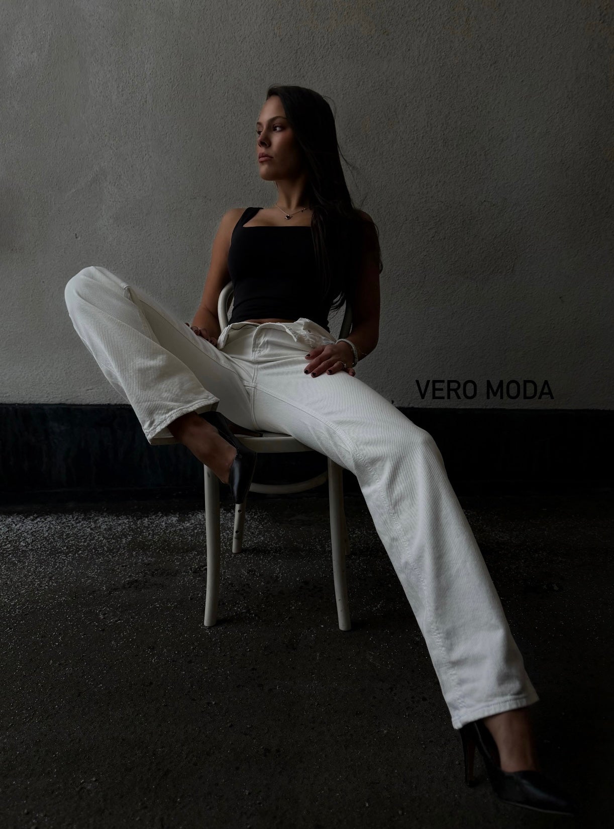 VMTESSA Jeans - Bright White