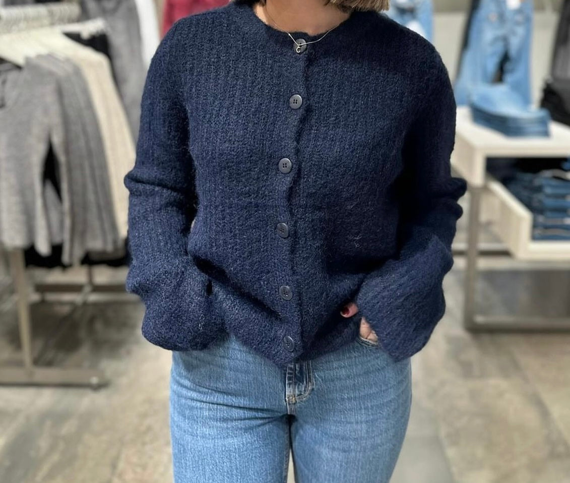 VMAWSOME Knit Cardigan - Navy Blazer