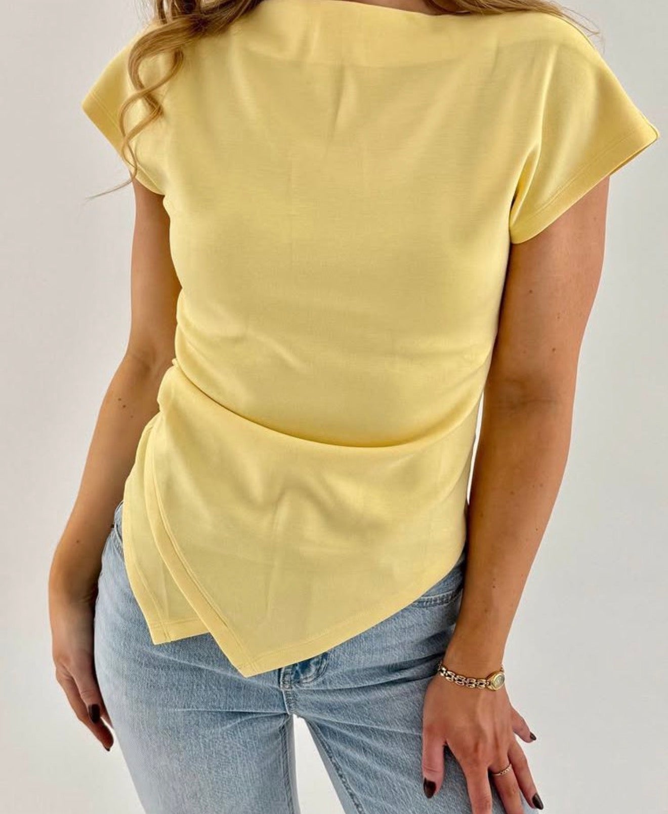VMMILLE Top - Pale Banana
