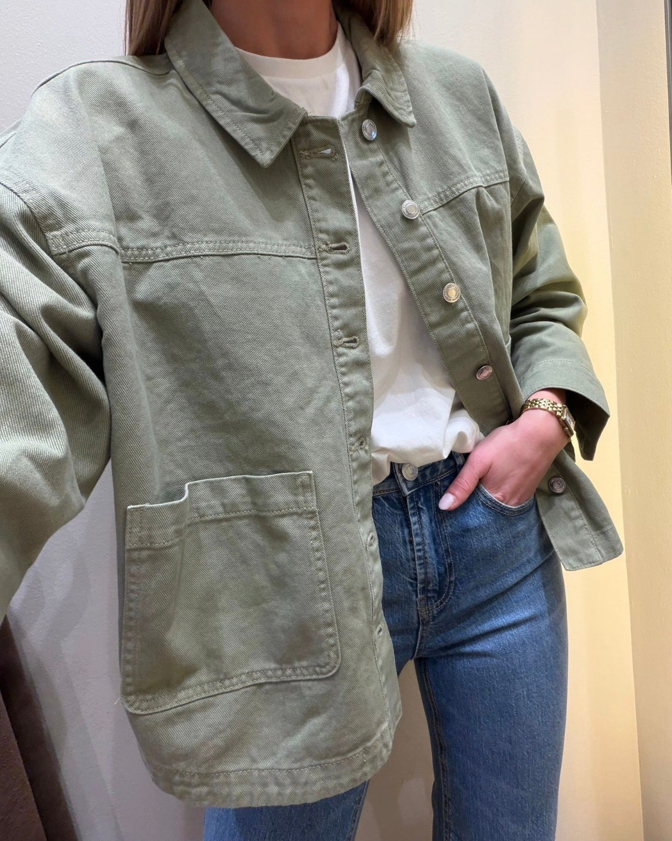 VMJAMIE Denim Jacket - Laurel Wreath