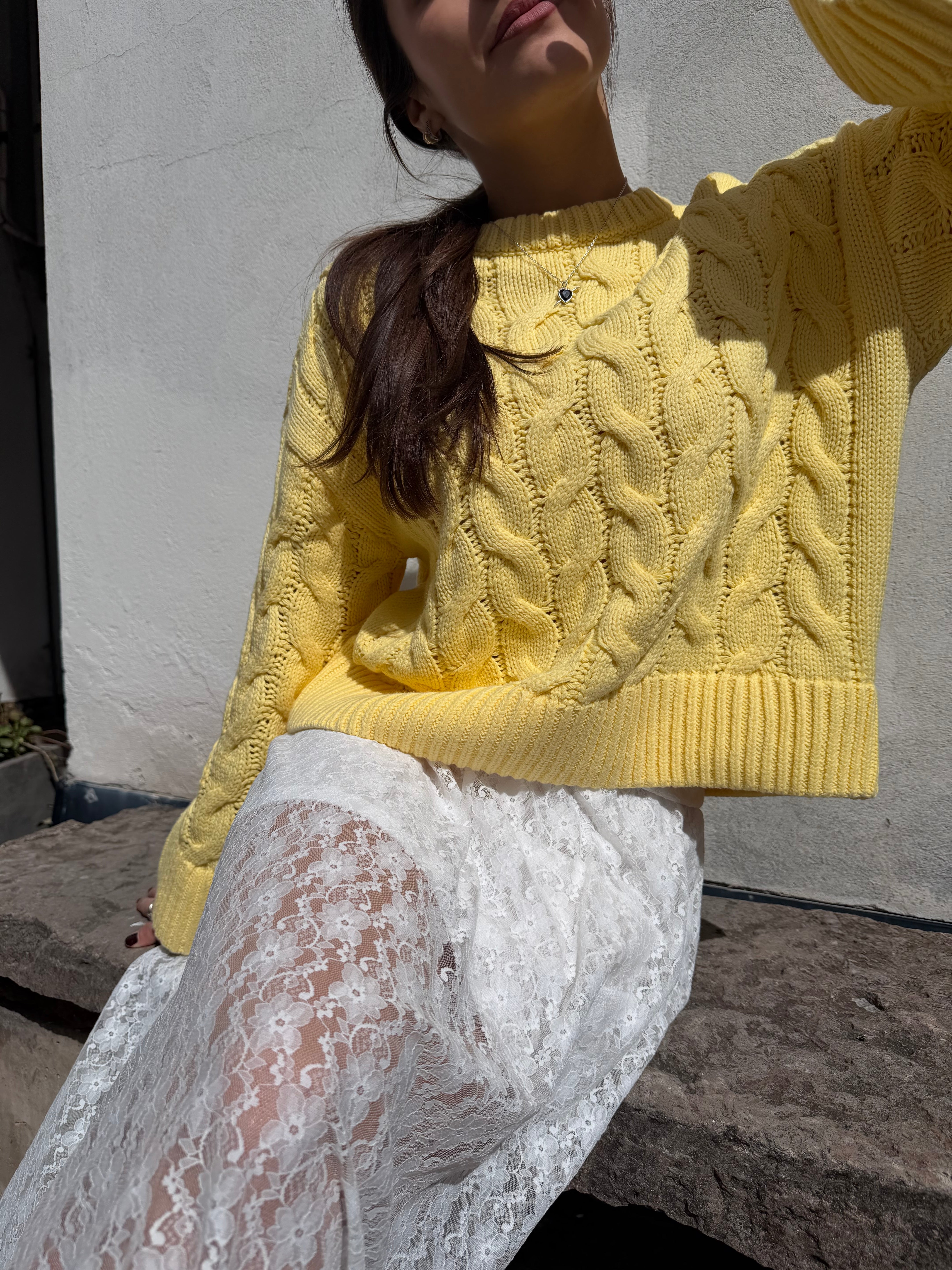 VMSVEA Pullover - Pale Banana