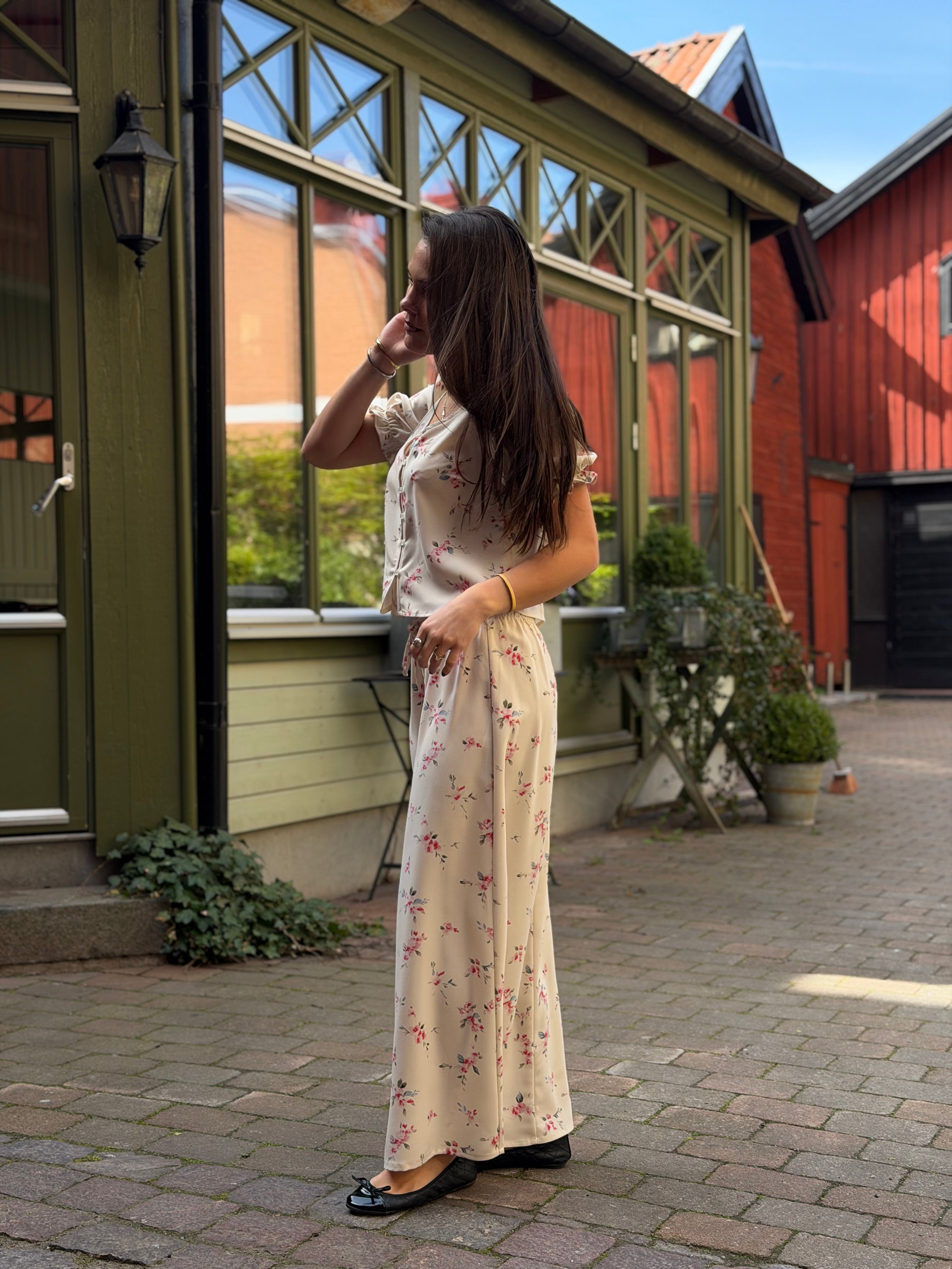 PCBOSELLA Long Skirt - Whitecap Gray