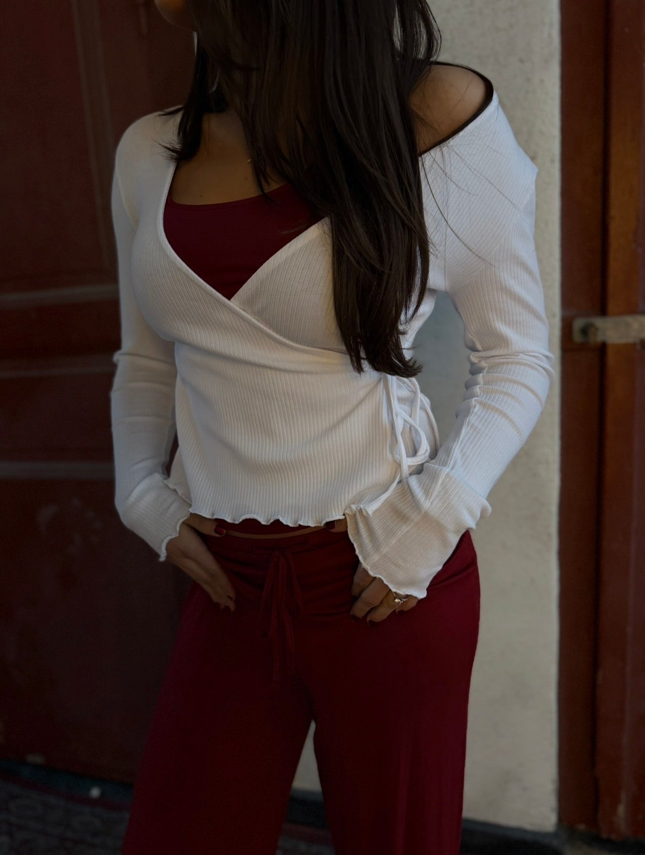 PCKITTE Top - Bright White