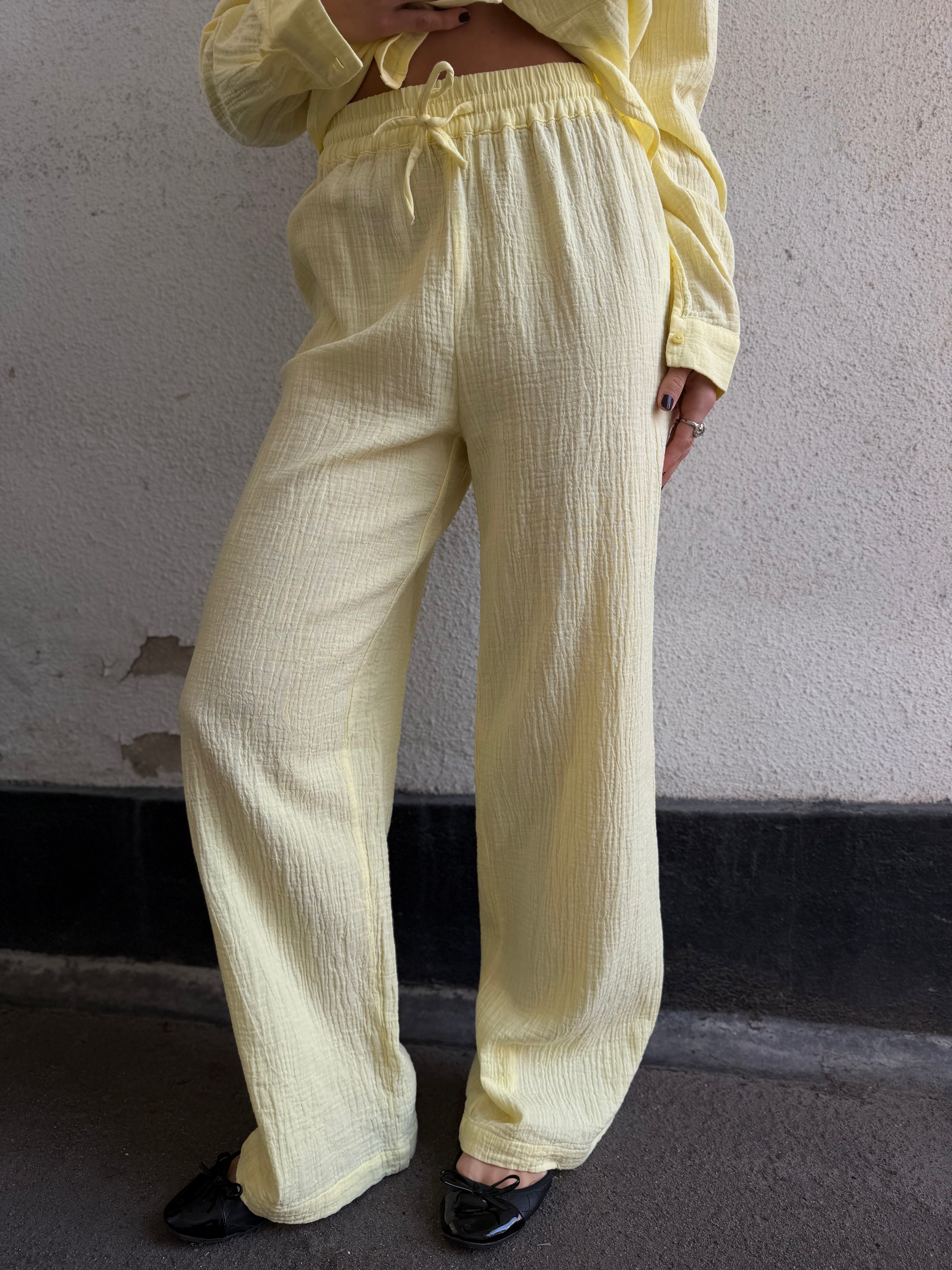 PCSASTINA Trousers - French Vanilla