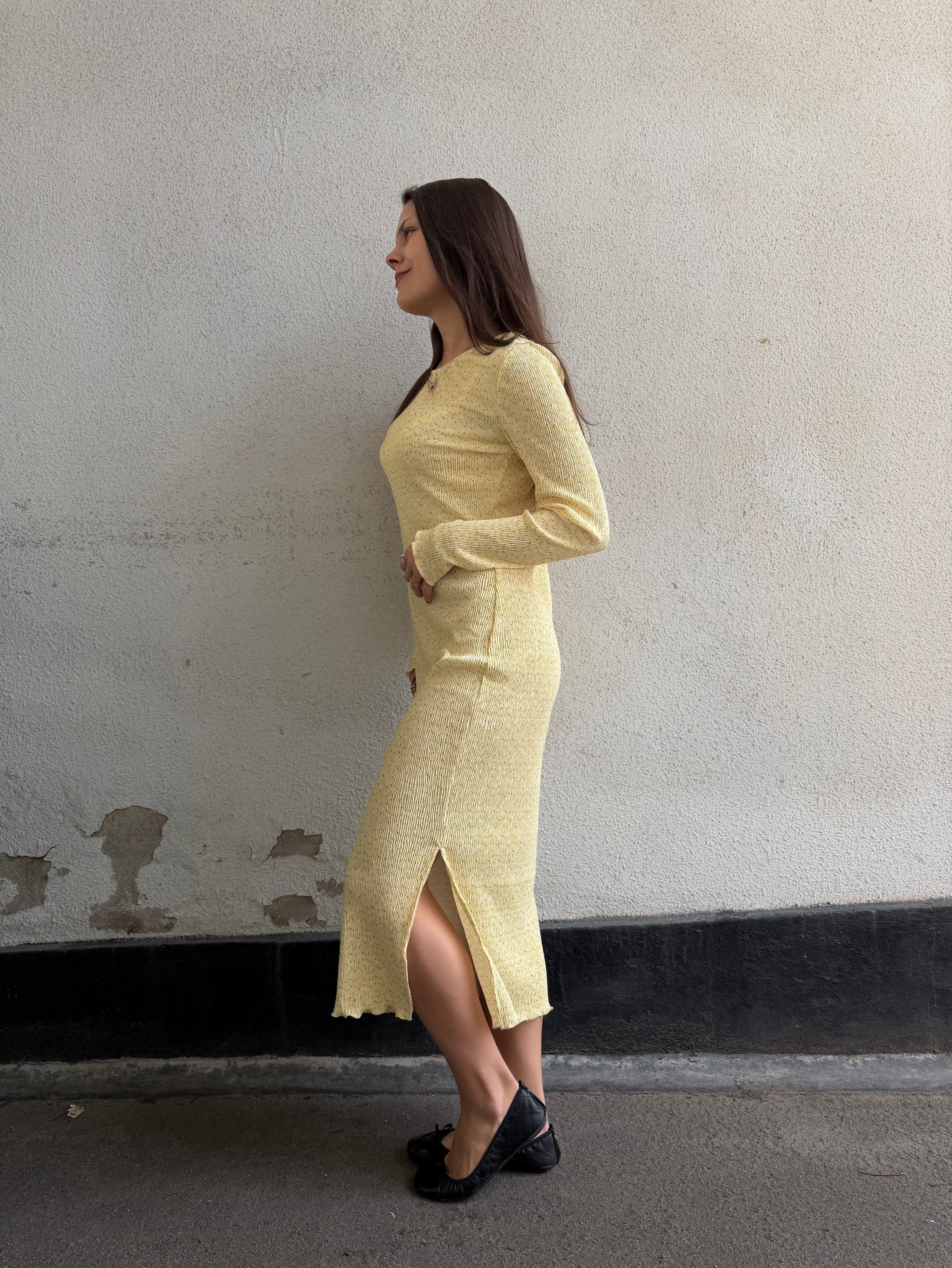 PCFLORA Midi Dress - French Vanilla