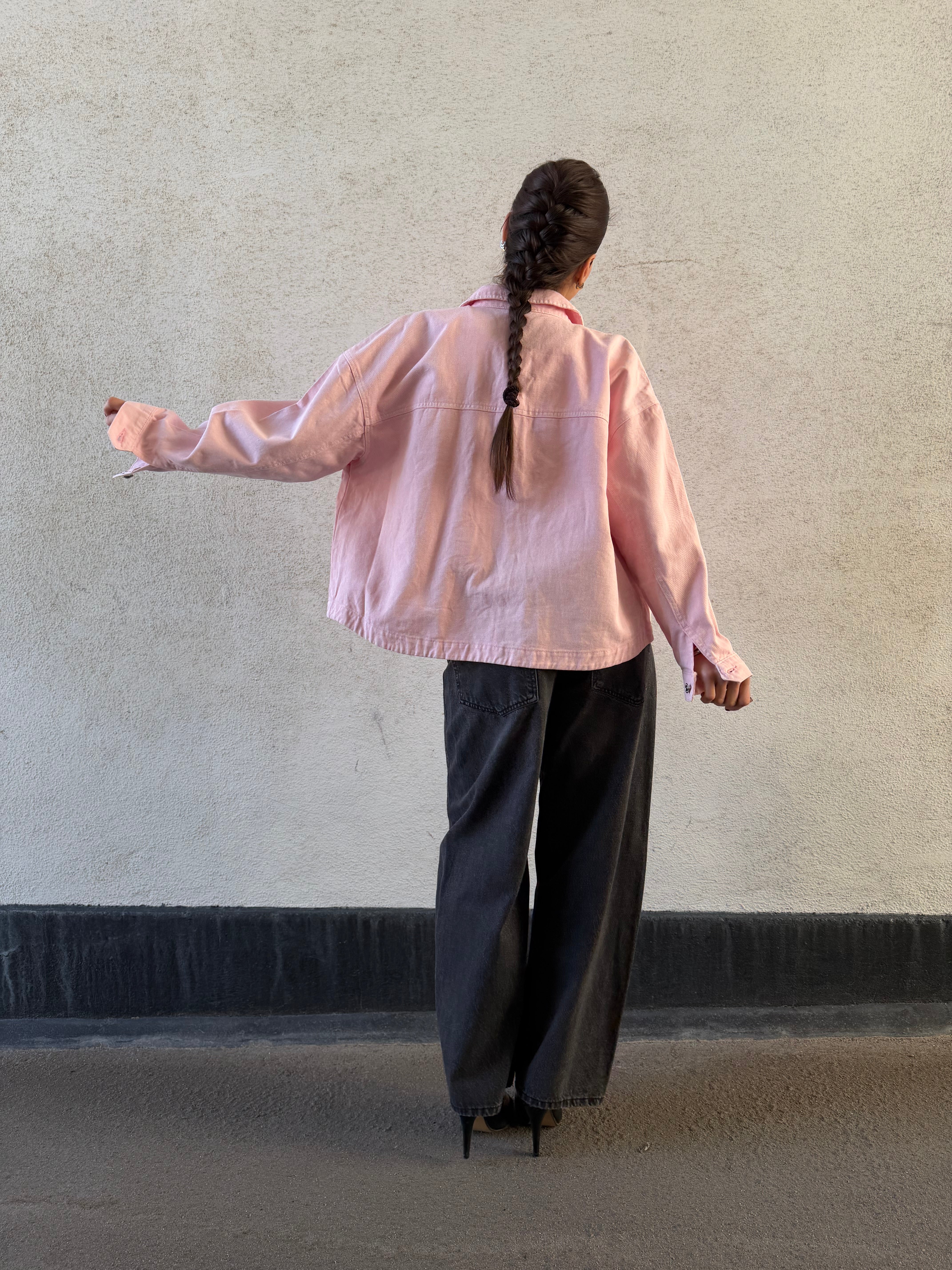 VMJAMIE Denim Jacket - Parfait Pink