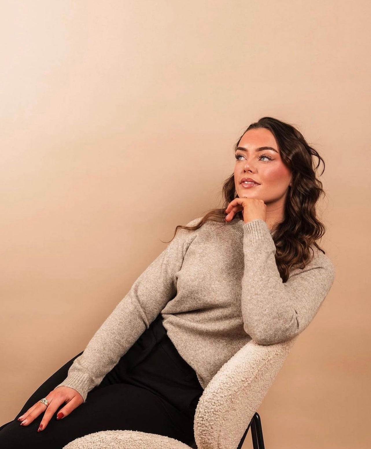 VMDOFFY Pullover - Sepia Tint