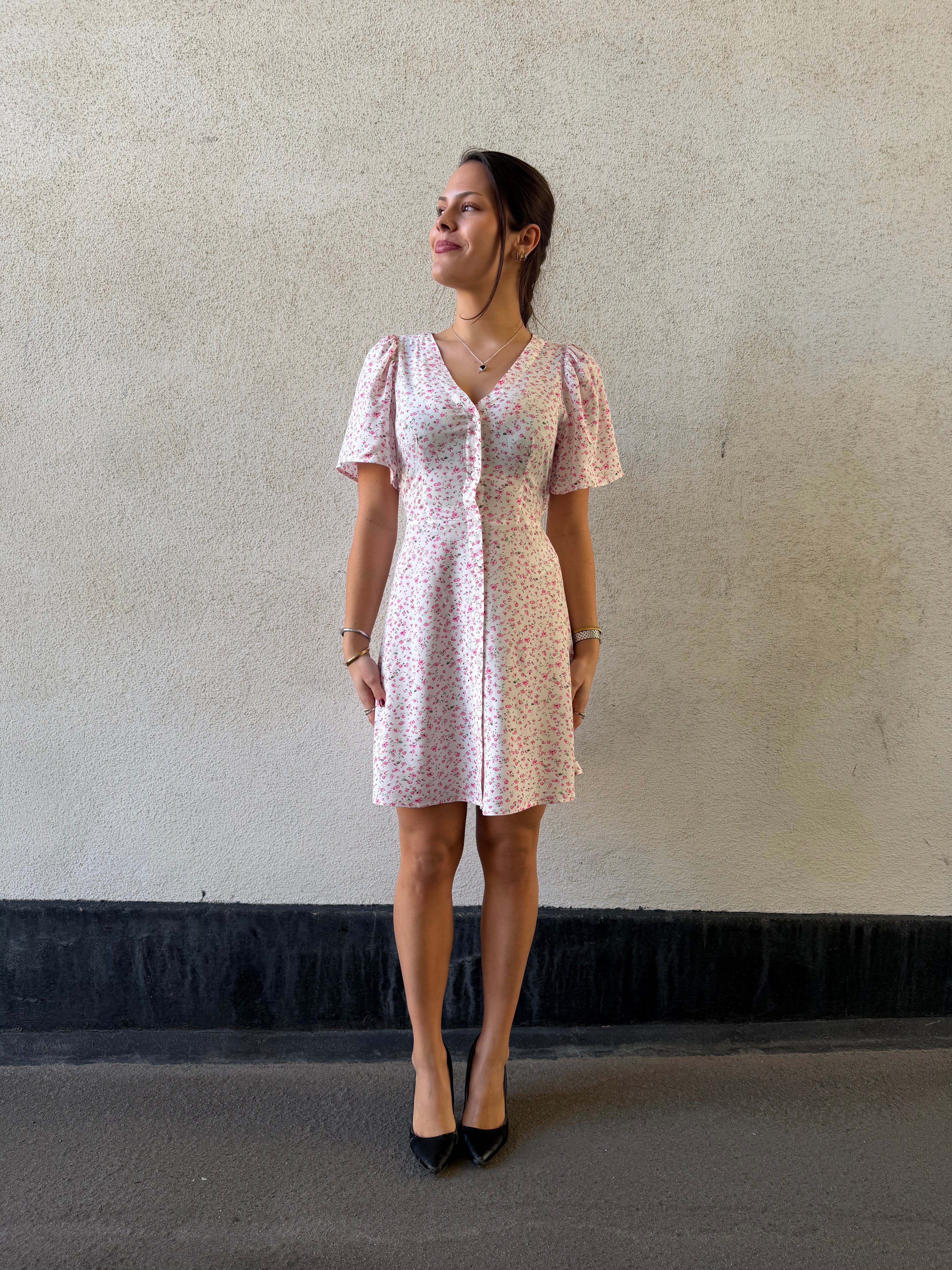 VMALBA Short Dress - Snow White