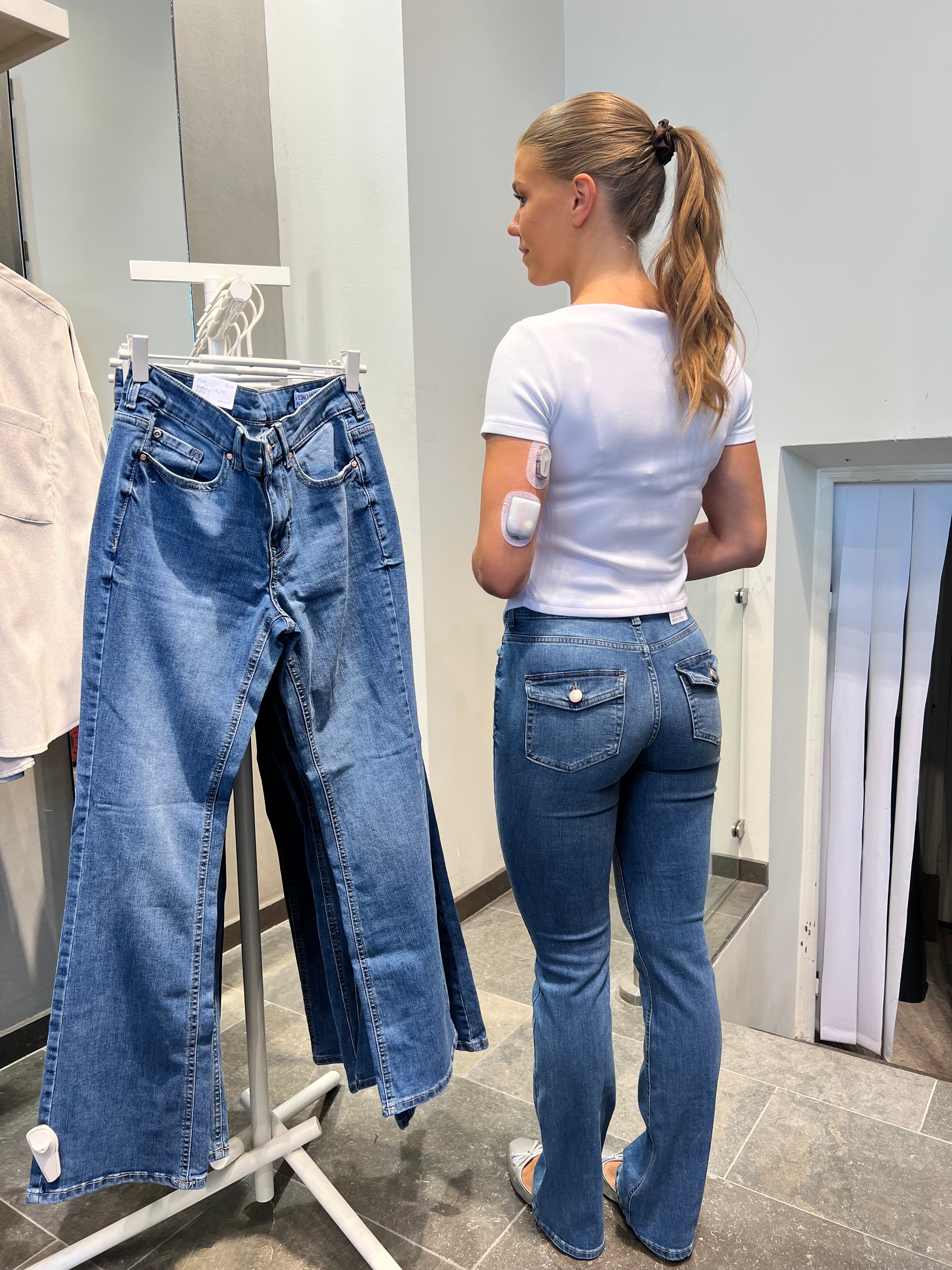 VMFLASH Jeans - Medium Blue Denim