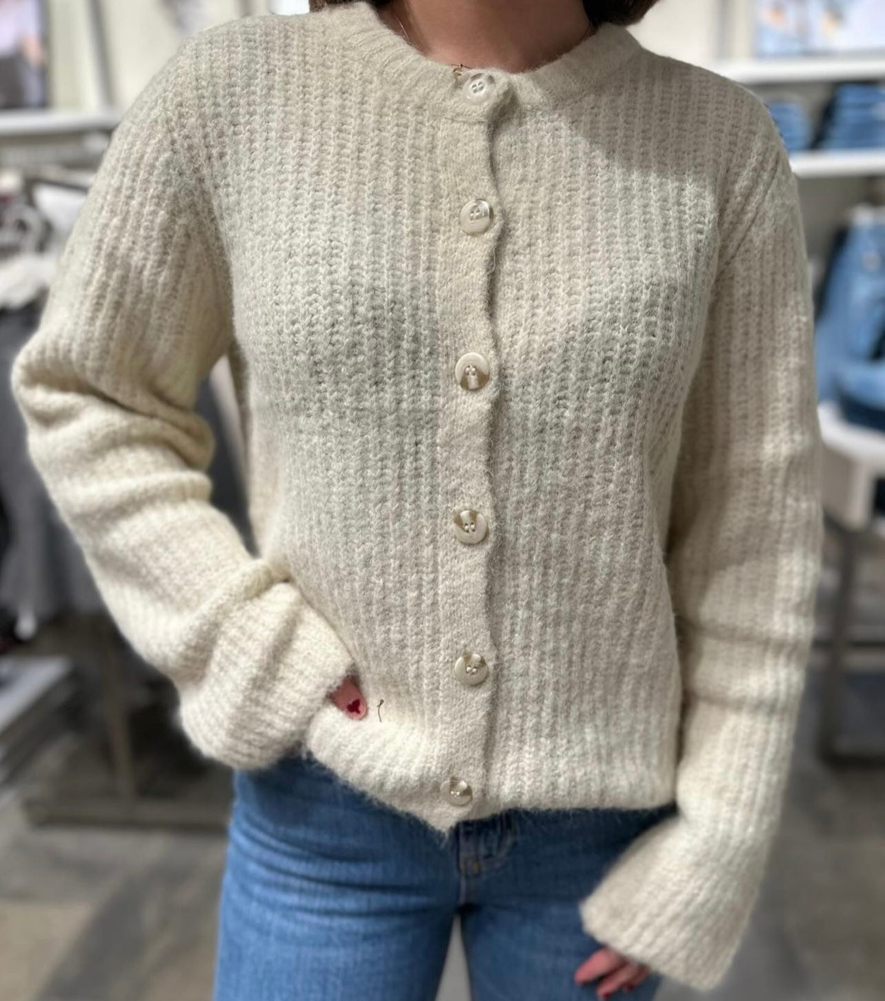 VMAWSOME Knit Cardigan - Birch