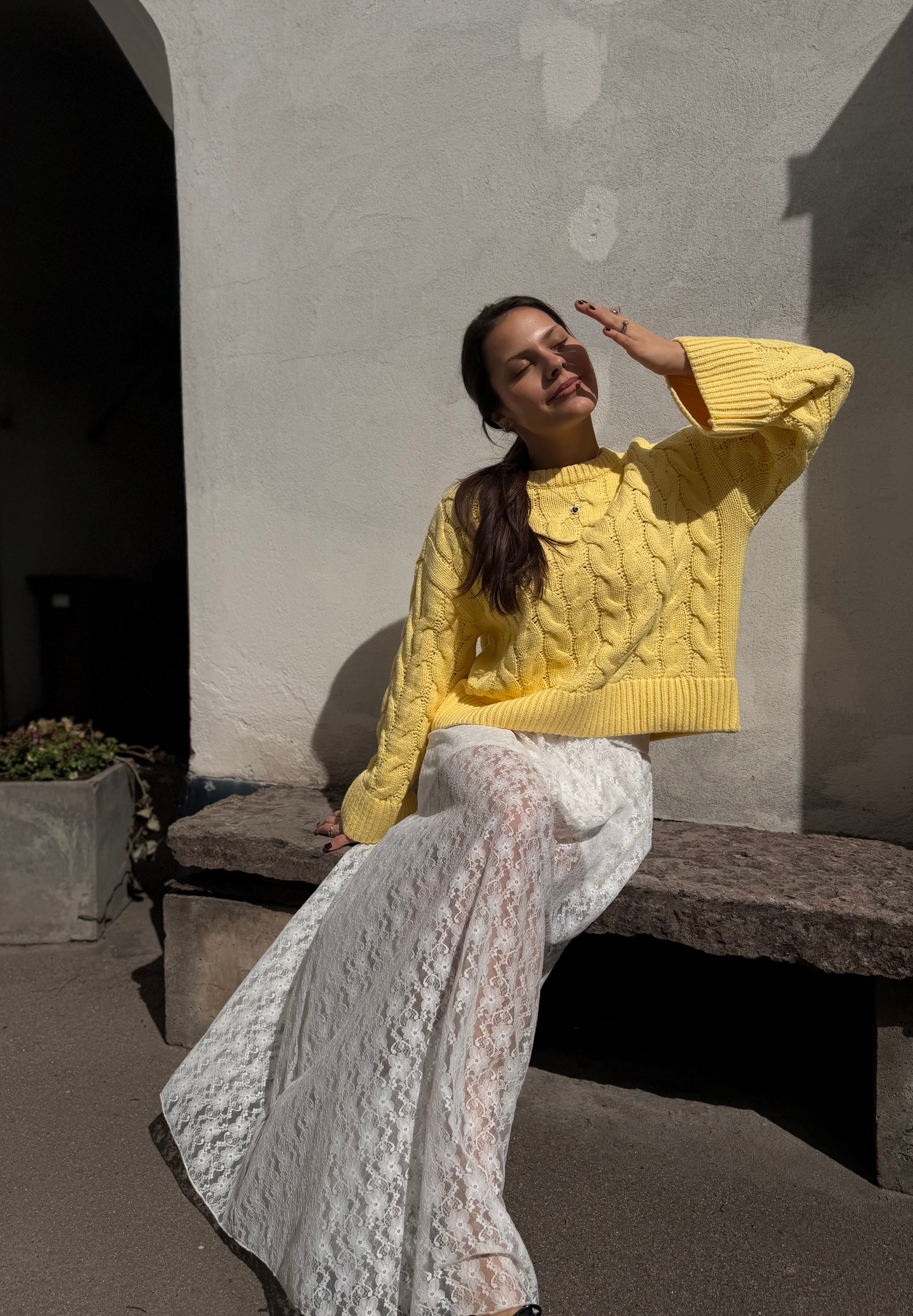 VMSVEA Pullover - Pale Banana