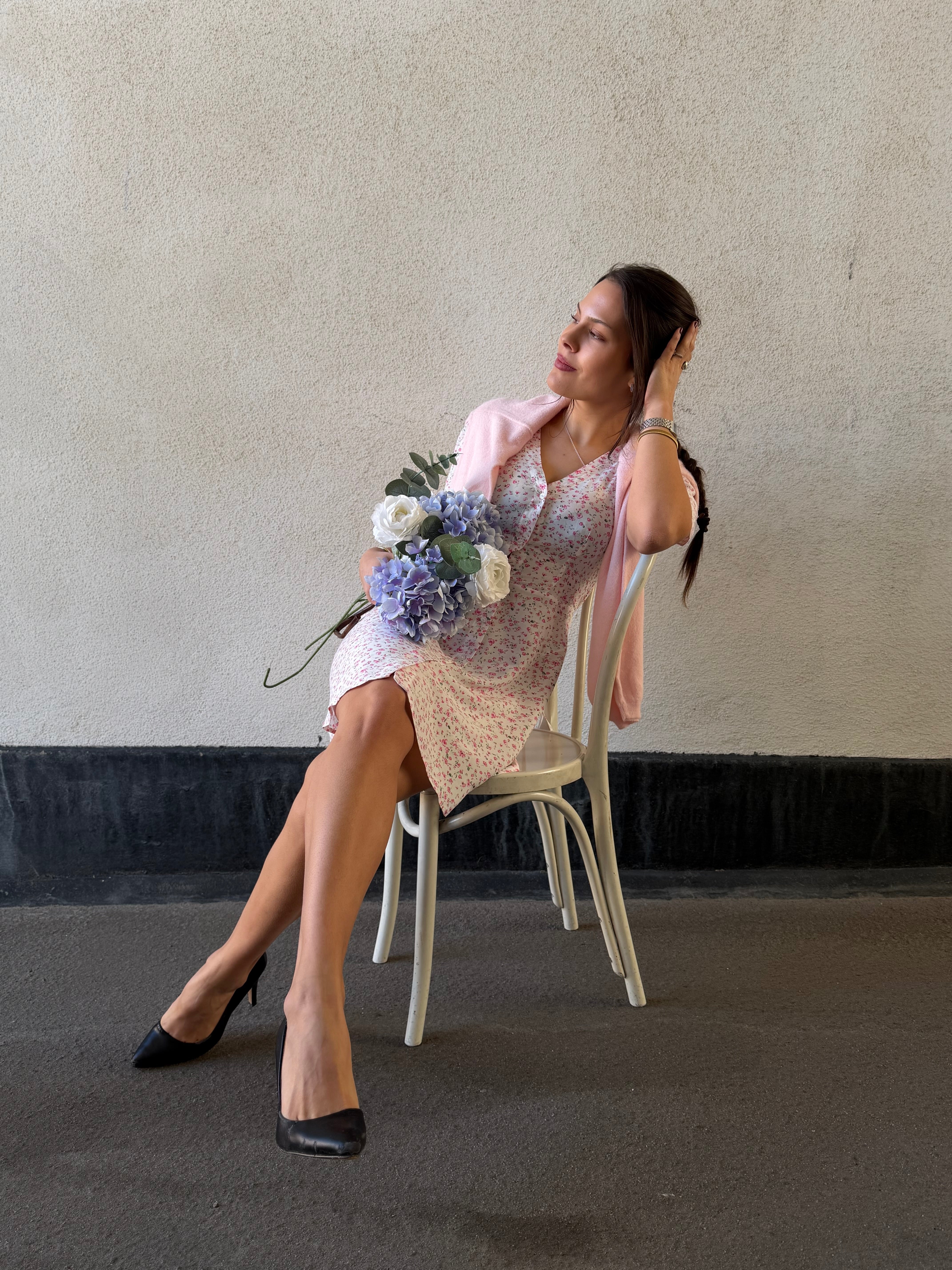 VMALBA Short Dress - Snow White