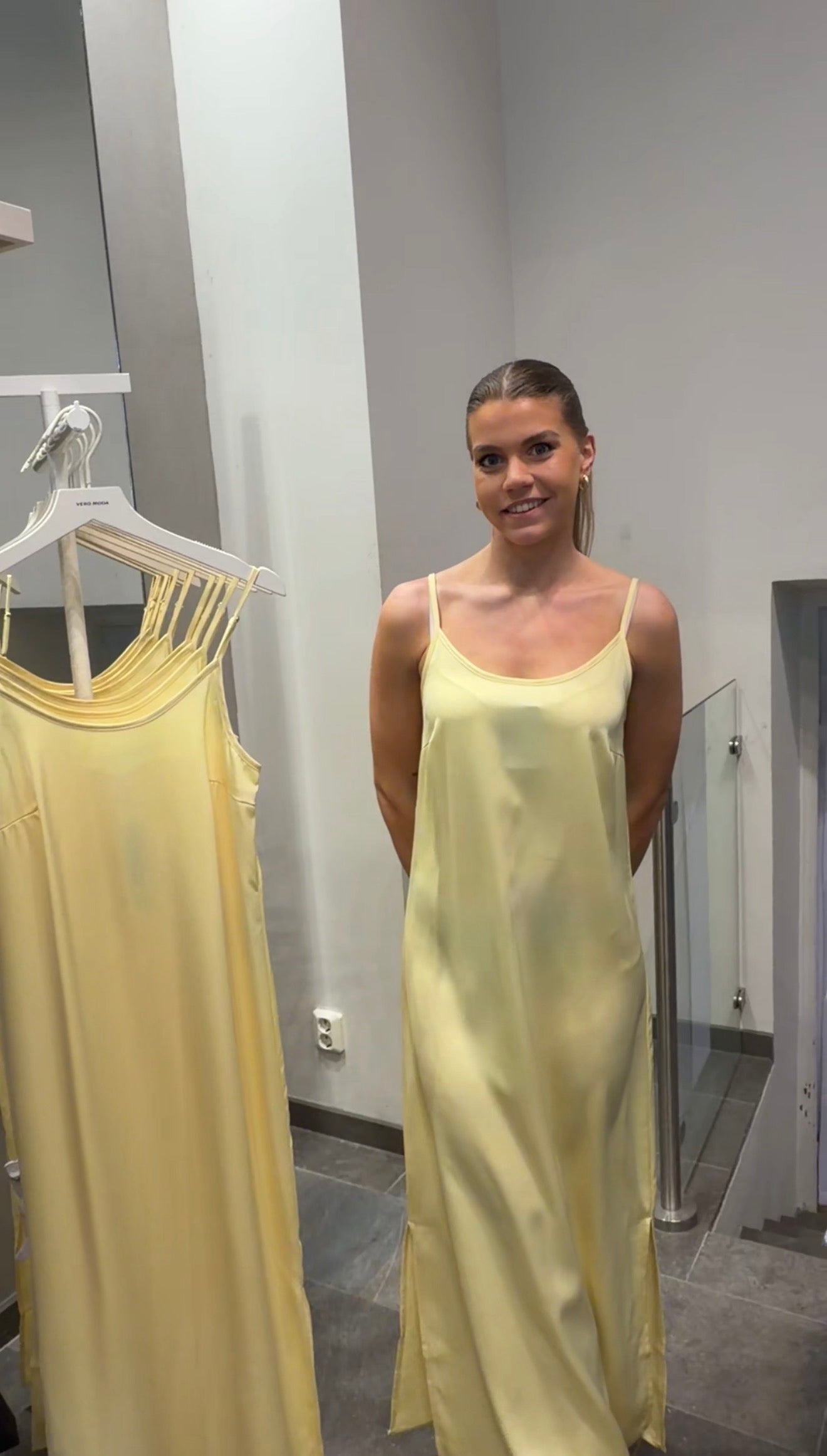 NMSAPHIRA Midi Dress - French Vanilla
