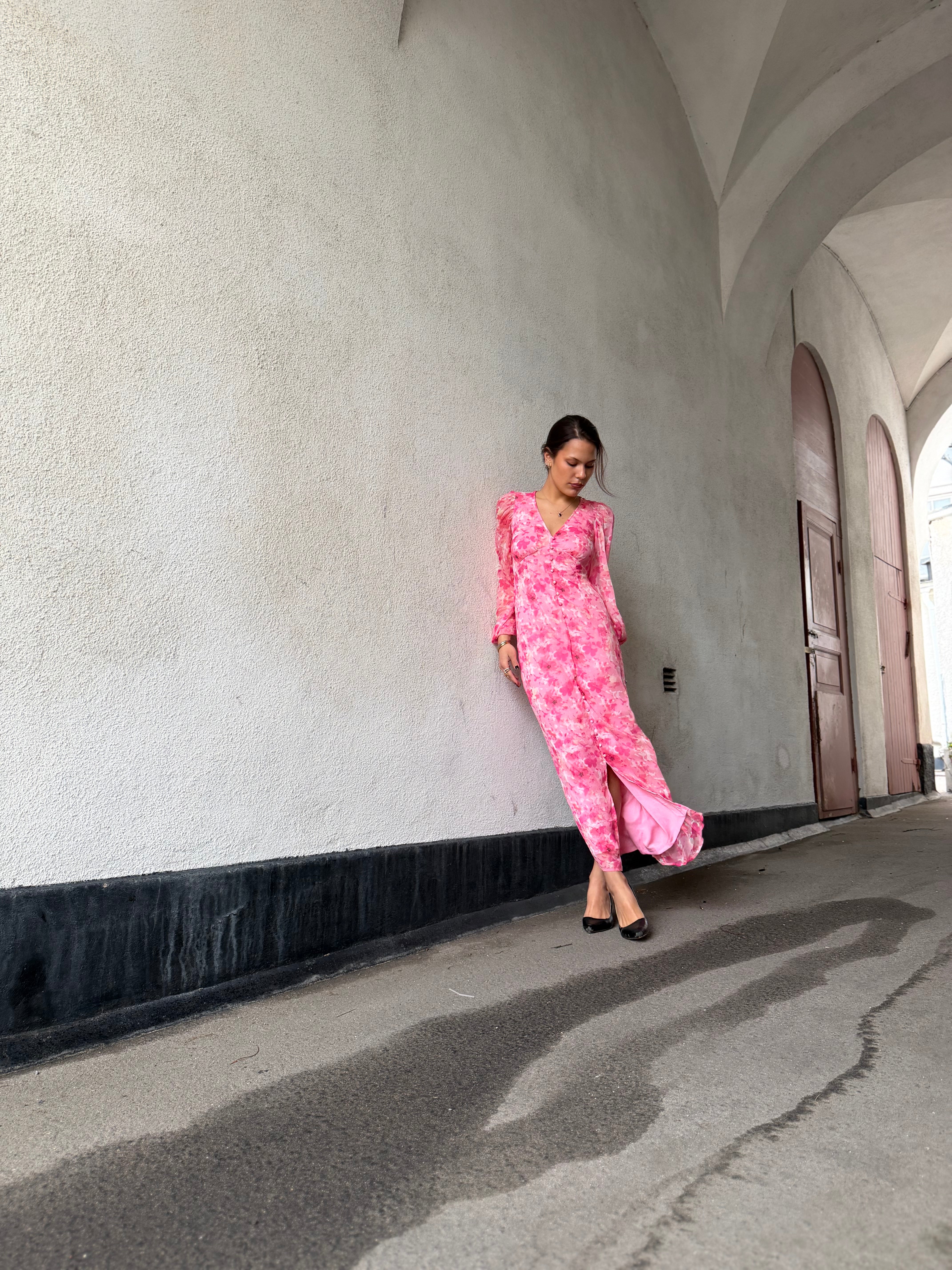 VMSMILLA Long Dress - Rose Shadow