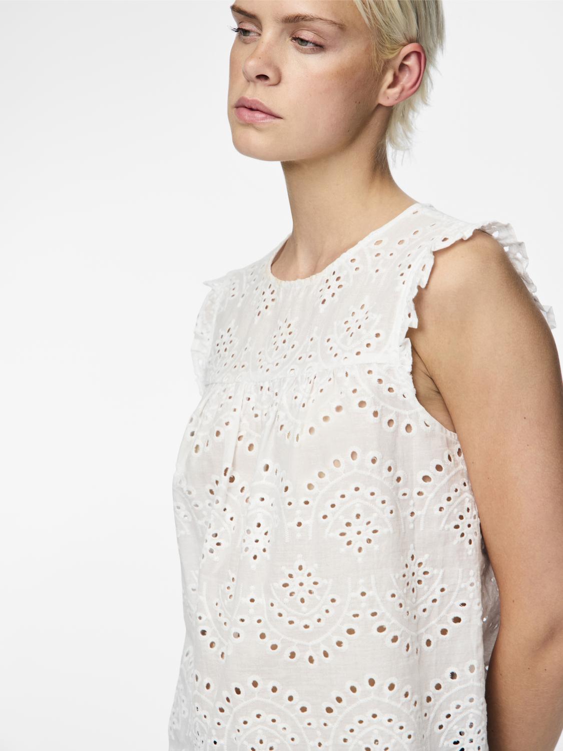 PCVILDE T-Shirts & Tops - Bright White