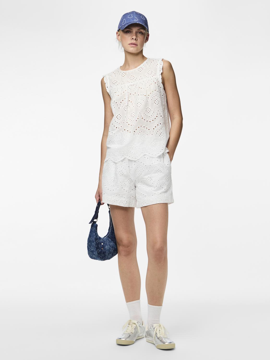 PCVILDE T-Shirts & Tops - Bright White