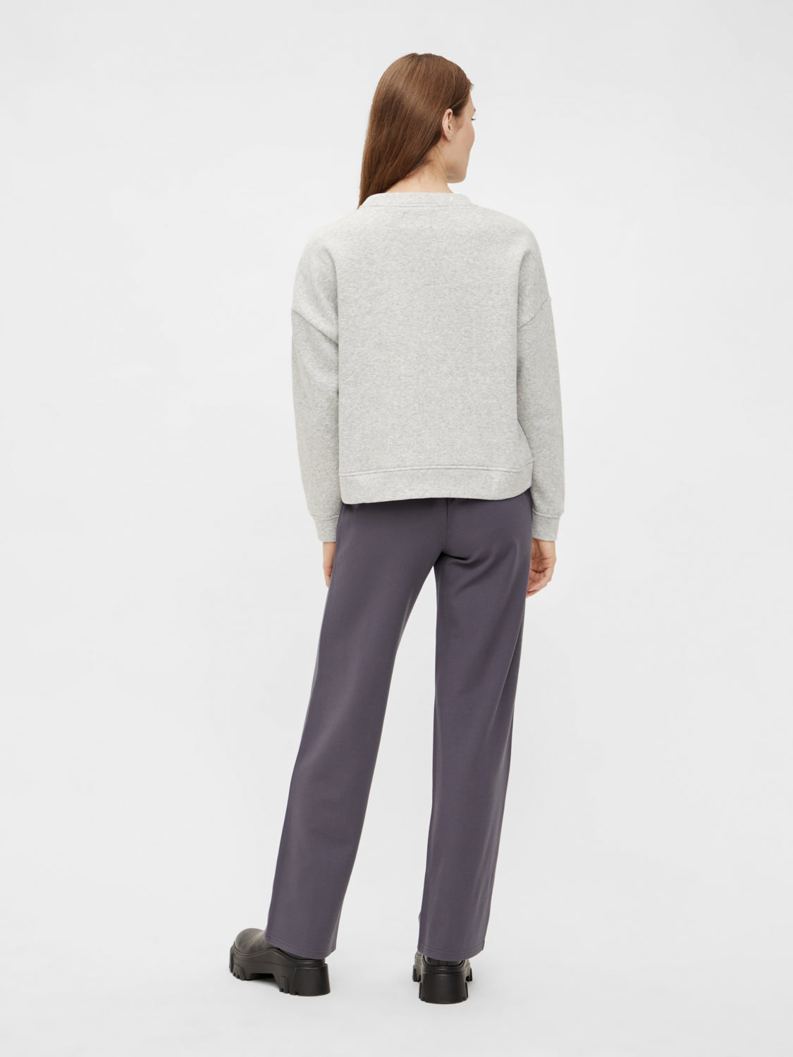 PCCHILLI Sweat - Light Grey Melange